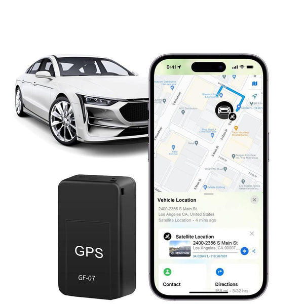 Smart Mini GPS Tracker Black ABS for Keys Pets Bags