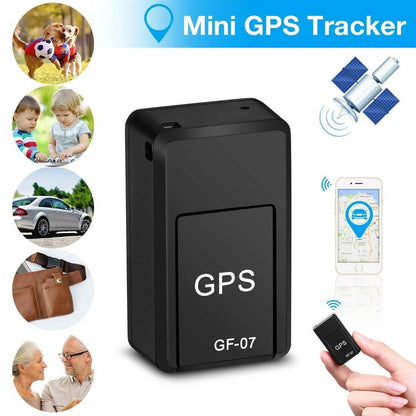 Smart Mini GPS Tracker Black ABS for Keys Pets Bags