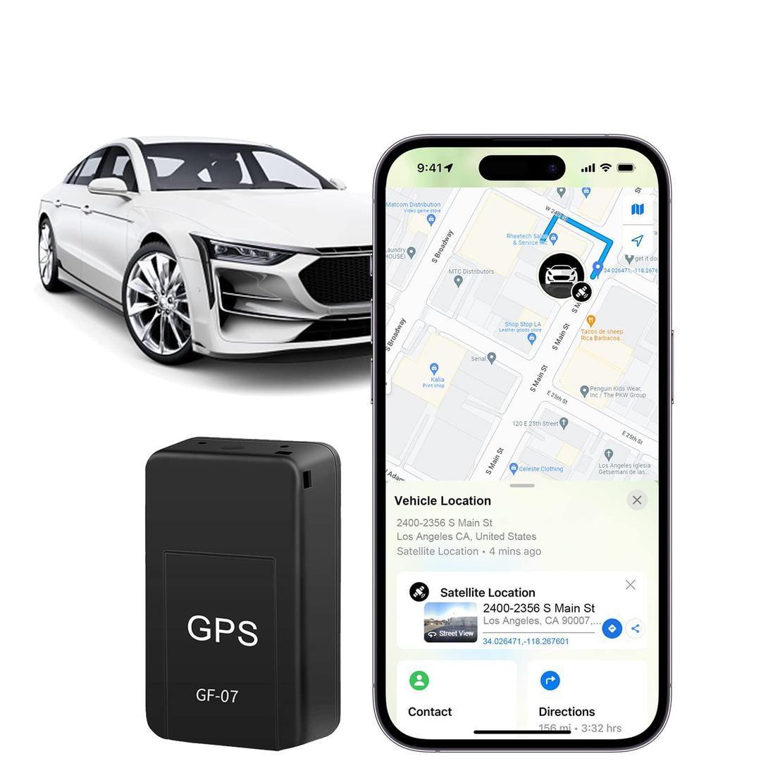 Smart Mini GPS Tracker Black ABS for Keys Pets Bags
