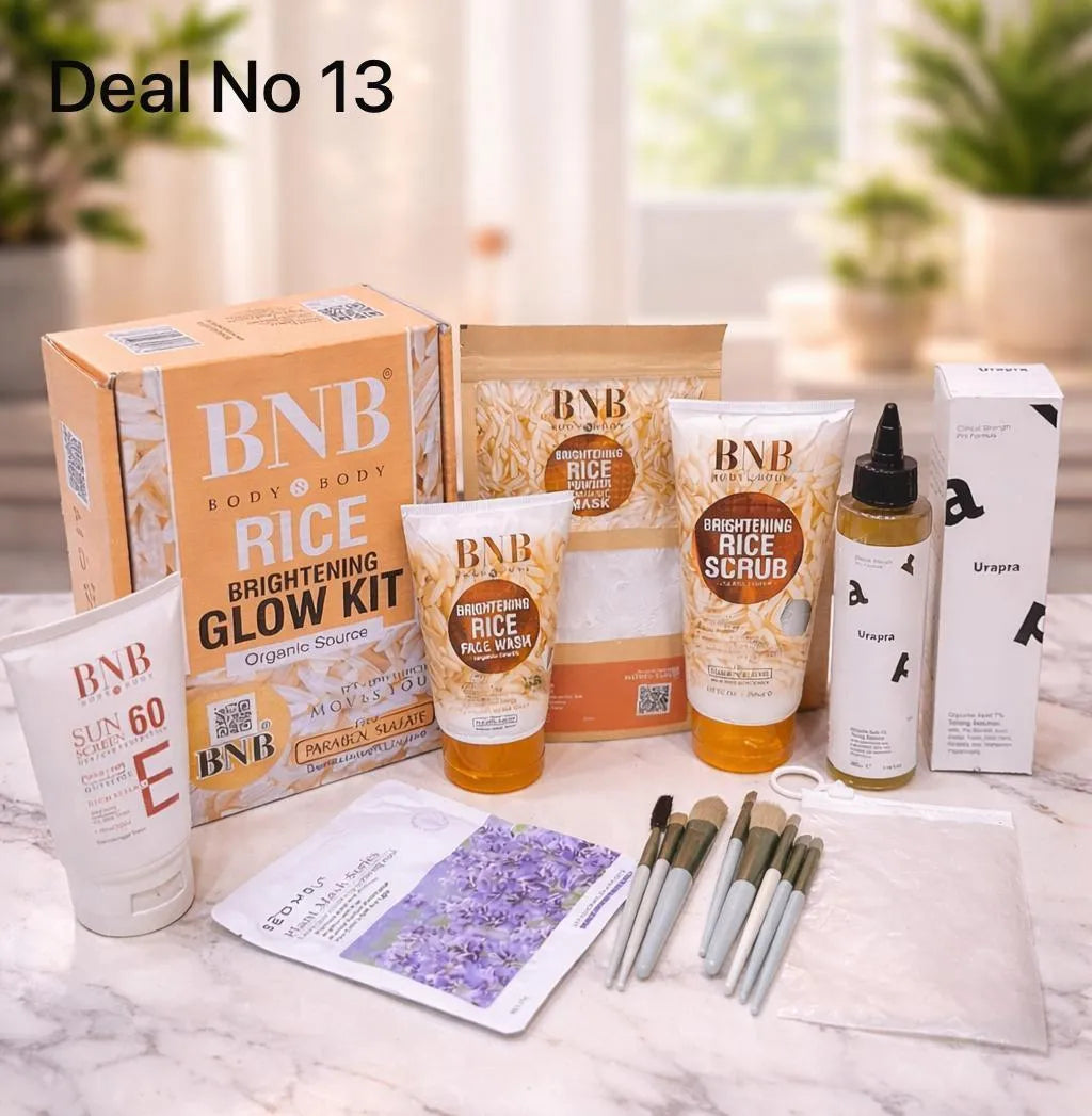 Rice Glow Kit 13 Pack for All Skin Types 300g